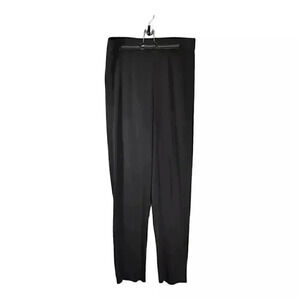 Misook Knit High Rise Straight Pant - Women's Elegant Pull-On Trousers - Medium